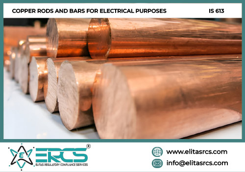 BIS Certification for Copper Rods and Bars in India