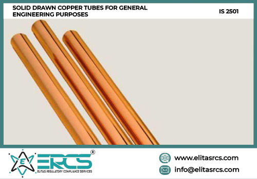 BIS ISI Certification for Solid Drawn Copper Tubes in India