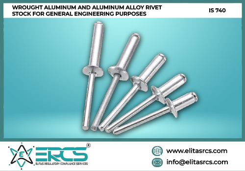 BIS Certification for Wrought Aluminum & Aluminum Alloy Rivet Stock in India