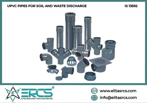 BIS Certification for UPVC Pipes for Soil & Waste Discharge in India