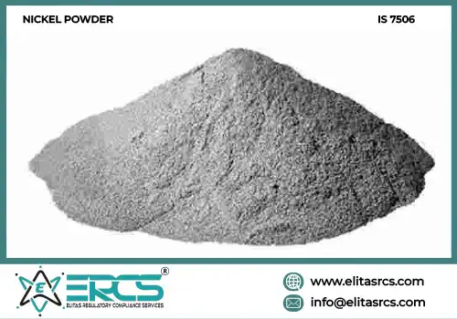 BIS Certification for Nickel Powder in India