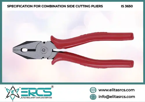 BIS Certification for Combination Side Cutting Plier in India