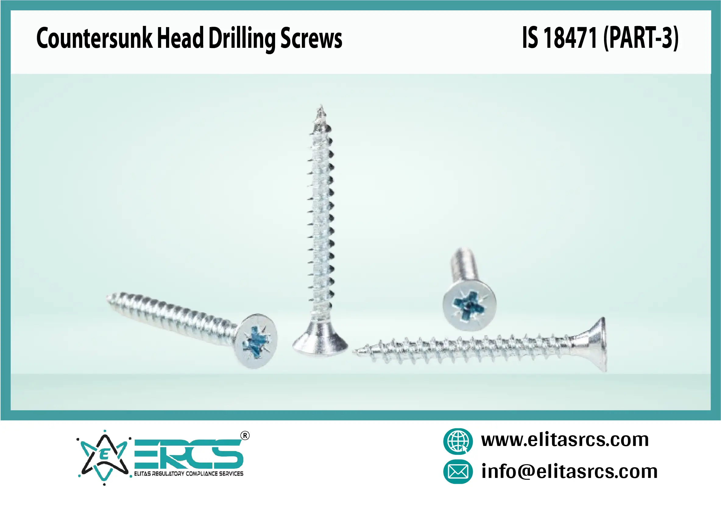 BIS Certification for Tapping Screw Thread Raised Countersunk Head