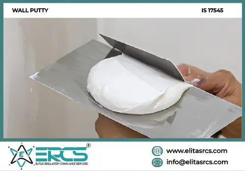 BIS Certification for White Cement-based Polymeric Wall Putty in India